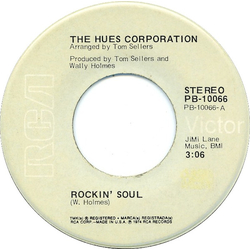 The Hues Corporation Rockin' Soul Vinyl 7" USED