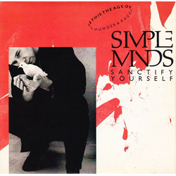 Simple Minds Sanctify Yourself Vinyl 7" USED