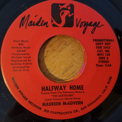 Maureen McGovern Halfway Home Vinyl 7" USED
