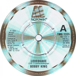 Bobby King Lovequake Vinyl 7" USED