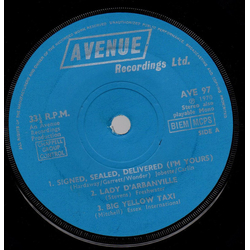 Unknown Artist Signed, Sealed, Delivered (I'm Yours) Vinyl 7" USED