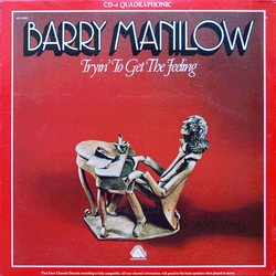 Barry Manilow Tryin' To Get The Feeling Vinyl LP USED
