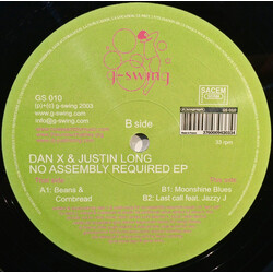 Dan X / Justin Long No Assembly Required EP VINYL 12" USED