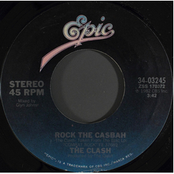 The Clash Rock The Casbah Vinyl 7" USED