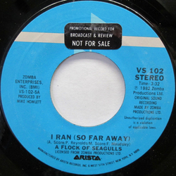 A Flock Of Seagulls I Ran (So Far Away) Vinyl 7" USED