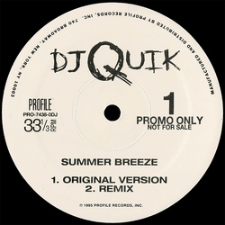 DJ Quik Summer Breeze Vinyl 12" USED