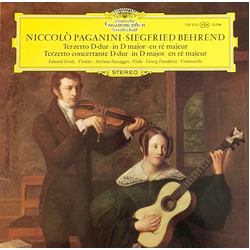 Niccolò Paganini / Eduard Drolc / Siegfried Behrend / Stefano Passaggio / Georg Donderer Terzetto D-dur -/Terzetto Concertante D-dur Vinyl LP USED