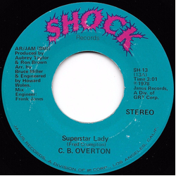 C.B. Overton Superstar Lady Vinyl 7" USED