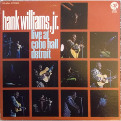 Hank Williams Jr. Live At Cobo Hall Detroit Vinyl LP USED