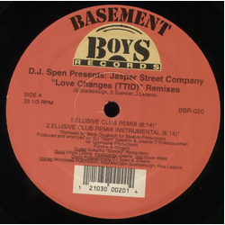 DJ Spen / Jasper Street Co. Love Changes (TTID Remixes) Vinyl 12" USED