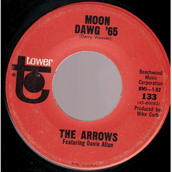 Davie Allan & The Arrows Moon Dawg '65 / Dance The Freddie Vinyl 7" USED