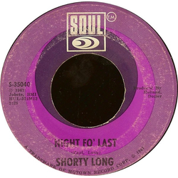 Shorty Long Frederick Earl Long Night Fo' Last Vinyl 7" USED