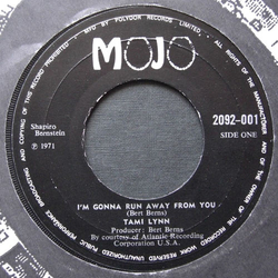 Tami Lynn I'm Gonna Run Away From You Vinyl 7" USED