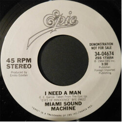 Miami Sound Machine I Need A Man USED VINYL 7INCH 45 RPM PROMO STEREO