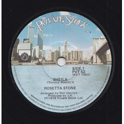 Rosetta Stone (2) Sheila Vinyl 7" USED