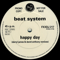 Beatsystem Happy Day (Darryl James & David Anthony Remixes) Vinyl 12" USED