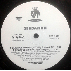 Sensation Beautiful Morning Vinyl 12" USED