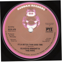 Gladys Knight And The Pips It's A Better Than Good Time Vinyl 7" USED