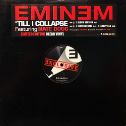Eminem / Nate Dogg 'Till I Collapse Vinyl 12" USED