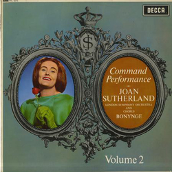 Joan Sutherland Command Performance Volume 2 Vinyl LP USED