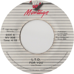 L.T.D. For You Vinyl 7" USED