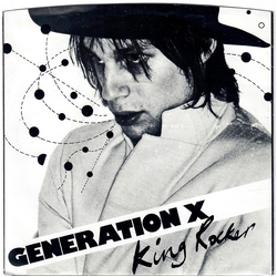 Generation X (4) King Rocker Vinyl 7" USED