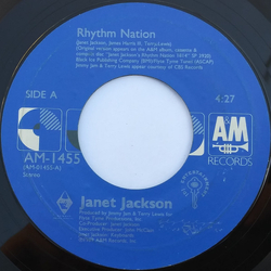 Janet Jackson Rhythm Nation Vinyl 7" USED