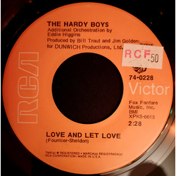 The Hardy Boys (3) Love And Let Love Vinyl 7" USED