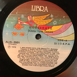 Monserate / Lyda Zamora Monserate Vinyl LP USED