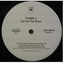 Frankie J. (3) Get On The Floor Vinyl 12" USED