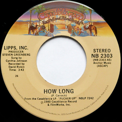 Lipps, Inc. How Long Vinyl 7" USED