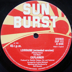 Explainer Lorraine (Extended Version) USED VINYL 12INCH 45 RPM SINGLE