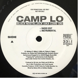 Camp Lo Black Nostaljack (Aka Come On) Vinyl 12" USED