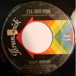 Billy Butler I'll Bet You Vinyl 7" USED