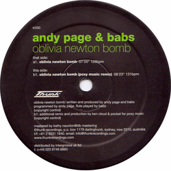 Andy Page / Babs (3) Oblivia Newton Bomb Vinyl 12" USED