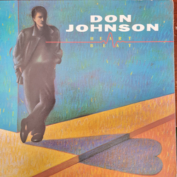 Don Johnson Heartbeat Vinyl LP USED