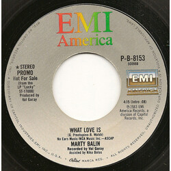 Marty Balin What Love Is USED VINYL 7INCH 45 RPM SINGLE PROMO STYRENE STEREO