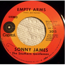 Sonny James Empty Arms / Everything Begins And Ends With You Vinyl 7" USED