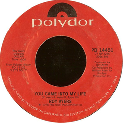 Roy Ayers You Came In To My Life / Freaky Deaky Vinyl 7" USED