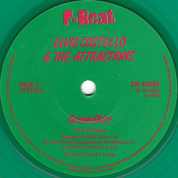 Elvis Costello & The Attractions Green Shirt Vinyl 7" USED