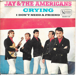 Jay & The Americans Crying Vinyl 7" USED