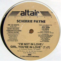Scherrie Payne I'm Not In Love / Girl, You're In Love Vinyl 12" USED