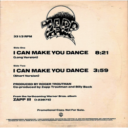 Zapp I Can Make You Dance Vinyl 12" USED