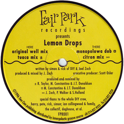DiY / Joel Zoch Lemon Drops Vinyl 12" USED