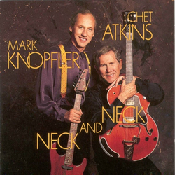 Chet Atkins / Mark Knopfler Neck And Neck Vinyl LP USED