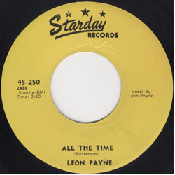 Leon Payne All The Time Vinyl 7" USED