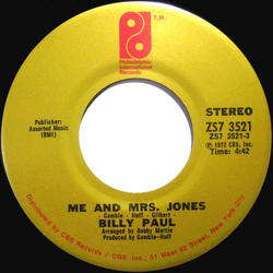 Billy Paul Me And Mrs. Jones / Your Song Vinyl 7" USED