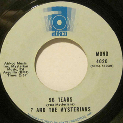 ? & The Mysterians 96 Tears / Can't Get Enough Of You, Baby Vinyl 7" USED
