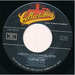 Curtis Lee Pretty Little Angel Eyes Vinyl 7" USED