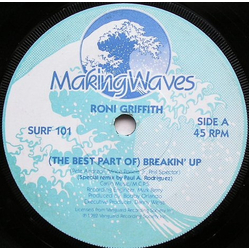 Roni Griffith (The Best Part Of) Breakin' Up Vinyl 7" USED